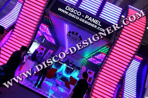 LED Disco-Panel "Equalizer" - W140cm x H17cm (2mm Materialstärke)