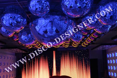 DISCO KOULE - průměr 1m - Disco Ball - 1m diameter