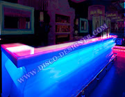 LED Nowoczesny Bar Zakrzywiony