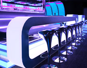 led modern bar