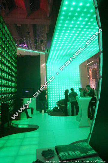 LED plafond et plancher de danse
