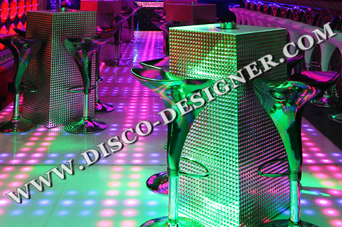 LED DANCE FLOOR RETRO-MODERN 64 High Power Pixels per sq. meter